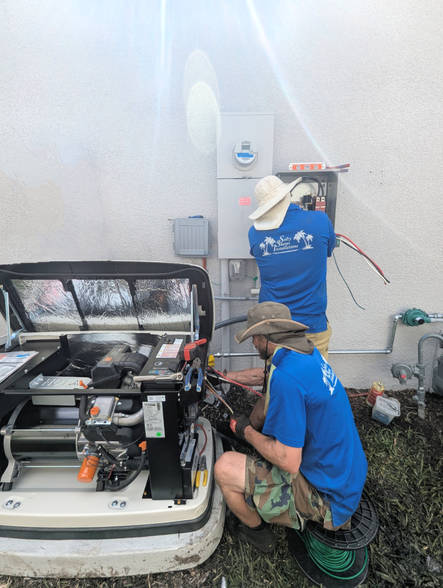 Salty Shores Installations specializes in installing and servicing generators.